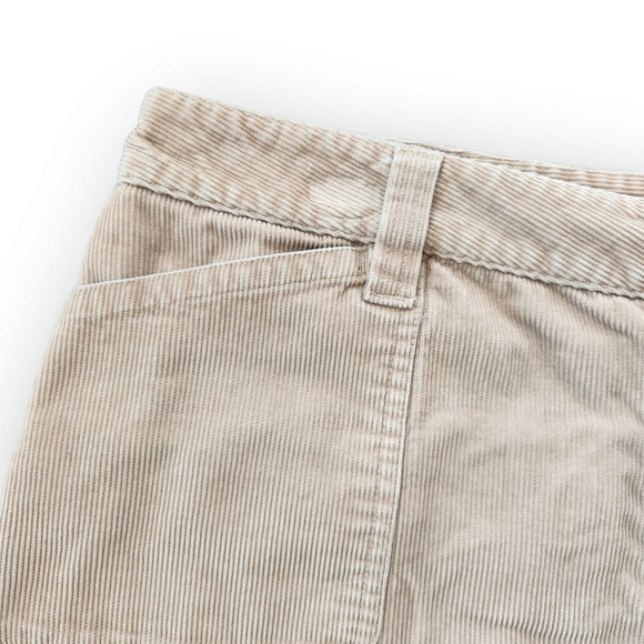 Vintage Y2K Old Navy Tan Corduroy Mini Skirt 12 - Picture 3 of 9